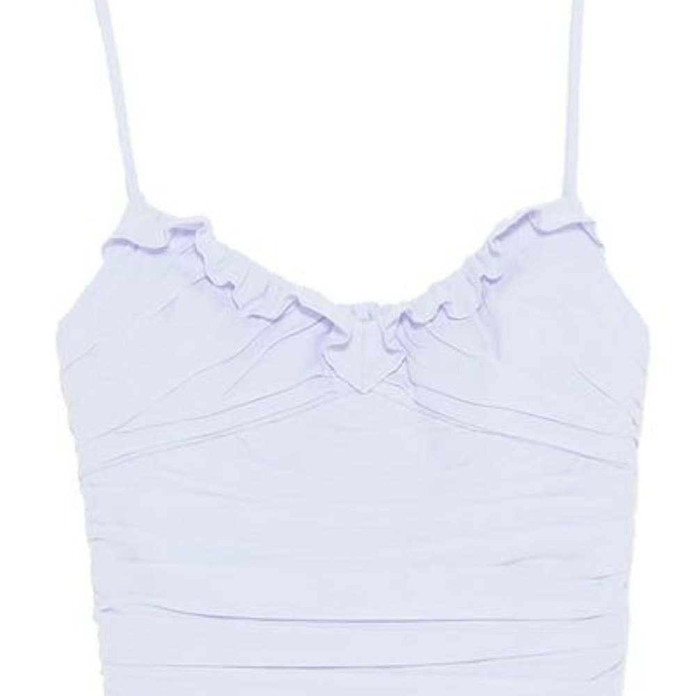 Zara Ruffled Draped Top XS - Picture 5 of 5